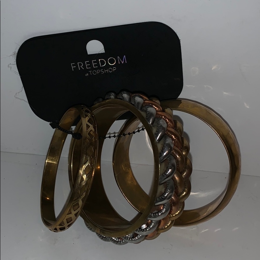 Top Shop brass bracelets